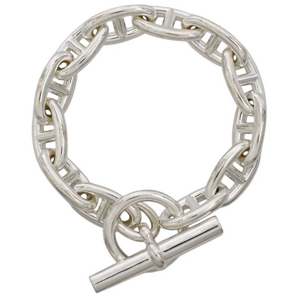 HERMES Silver Charm Bracelet